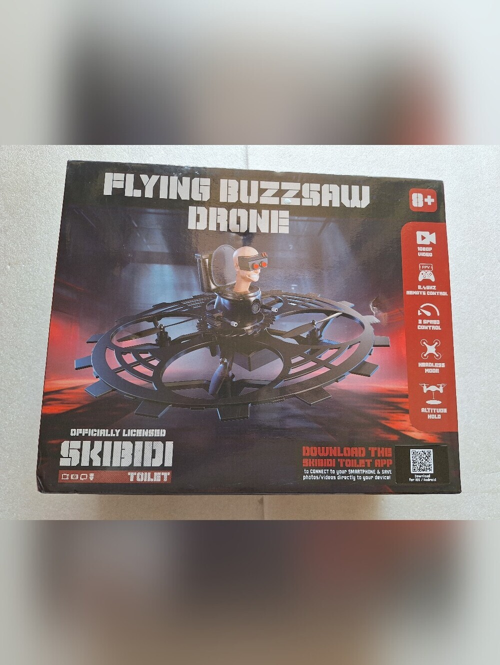 NEW Skibidi Toilet Flying Buzzsaw Drone RC Toy